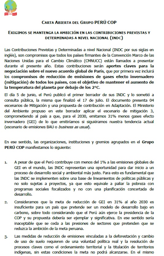 Carta Grupo Pru COP